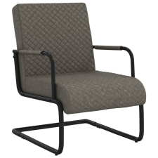 vidaXL sötétszürke konzolos műbőr szék bútor
