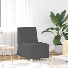 vidaXL sötétszürke kordbársony szövet kanapéfotel 55 cm bútor