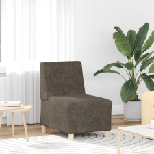 vidaXL sötétszürke művelúr kanapéfotel 55 cm bútor