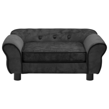 vidaXL sötétszürke plüss kutyakanapé 72 x 45 x 30 cm (171039) szállítóbox, fekhely kutyáknak