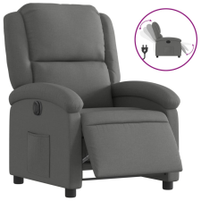 vidaXL sötétszürke szövet elektromos dönthető fotel (3204141) bútor