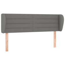 vidaXL sötétszürke szövet fejtámla szárnyakkal 147x23x78/88 cm (3117283) ágy és ágykellék