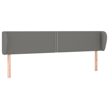 vidaXL sötétszürke szövet fejtámla szárnyakkal 163x23x78/88 cm (3117011) ágy és ágykellék