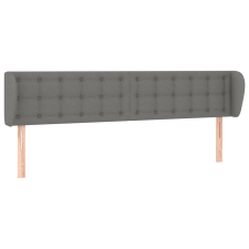vidaXL sötétszürke szövet fejtámla szárnyakkal 163x23x78/88 cm (3117585) ágy és ágykellék