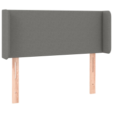 vidaXL sötétszürke szövet fejtámla szárnyakkal 83x16x78/88 cm (3118463) ágy és ágykellék