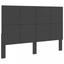 vidaXL Sötétszürke szövet fejvég 160 x 200 cm ágy és ágykellék
