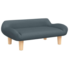 vidaXL Sötétszürke szövet kutyaágy 70 x 40 x 24 cm szállítóbox, fekhely kutyáknak