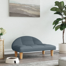 vidaXL sötétszürke szövet kutyaágy 70 x 52 x 30 cm szállítóbox, fekhely kutyáknak