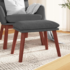 vidaXL sötétszürke szövet lábzsámoly 45 x 29,5 x 39 cm bútor