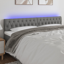 vidaXL sötétszürke szövet LED-es fejtámla 180x7x78/88 cm ágy és ágykellék