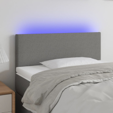 vidaXL sötétszürke szövet LED-es fejtámla 80 x 5 x 78/88 cm ágy és ágykellék