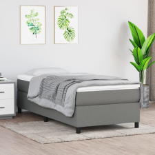 vidaXL sötétszürke szövet rugós ágykeret 80 x 200 cm ágy és ágykellék