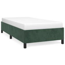 vidaXL sötétzöld bársony ágykeret 90x200 cm (347303) ágy és ágykellék