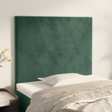 vidaXL sötétzöld bársony fejtámla 100x5x78/88 cm ágy és ágykellék
