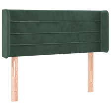 vidaXL sötétzöld bársony fejtámla 103x16x78/88 cm ágy és ágykellék