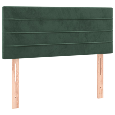 vidaXL sötétzöld bársony fejtámla 90x5x78/88 cm (346127) ágy és ágykellék