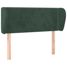 vidaXL sötétzöld bársony fejtámla szárnyakkal 83x23x78/88 cm (3117037) ágy és ágykellék