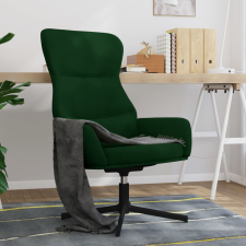 vidaXL sötétzöld bársony pihenőfotel bútor