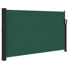 vidaXL sötétzöld behúzható oldalsó napellenző 120 x 500 cm kerti bútor