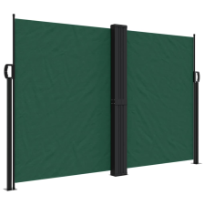 vidaXL sötétzöld behúzható oldalsó napellenző 160 x 600 cm kerti bútor