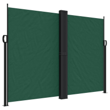 vidaXL sötétzöld behúzható oldalsó napellenző 180 x 600 cm kerti bútor