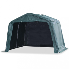 vidaXL sötétzöld elmozdítható PVC állattartó sátor 550 g/m² 3,3x3,2 m haszonállat felszerelés