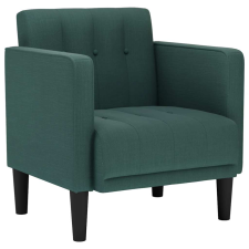vidaXL sötétzöld szövet kanapészék karfás szék 53 cm (4100546) bútor