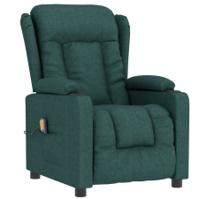 vidaXL sötétzöld szövet masszázsfotel (339064) masszázsfotel