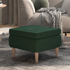 vidaXL sötétzöld szövetszék falábakkal bútor