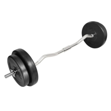 vidaXL Súlyzó / Görbe Rúd Sulyokkal 30kg súlyzórúd