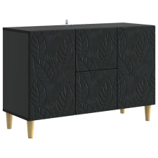 vidaXL Széf Fekete 89 x 34,5 x 60 cm Szerelt Fa bútor