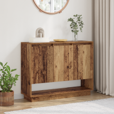 vidaXL Széf polcokkal ajtóval Régi fa 97 x 29 x 75 cm Faanyag bútor