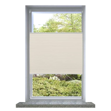 vidaXL Szét Húzható Roló 110x200cm Krém lakástextília