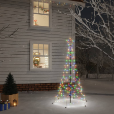 vidaXL színes fényű karácsonyfa tüskével 200 LED-del 180 cm műfenyő