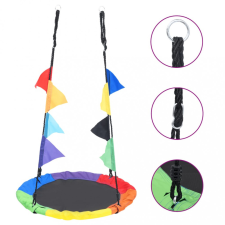 vidaXL szivárványhinta zászlókkal 100 cm hinta