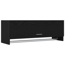 vidaXL Szófa Fekete Tölgy 100x32,5x35 cm Mérnöki Fa (862657) bútor