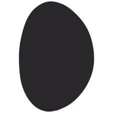 vidaXL Szőnyegek Fekete Pamut 120 x 170 cm Területszőnyeg Ovális (4103700) lakástextília