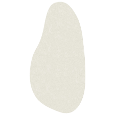 vidaXL Szőnyegek Krém Poliészter 100 x 200 cm Csúszásmentes (4103769) lakástextília