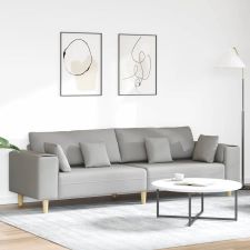 vidaXL Szövet kanapé párnával Felhőszürke 208 cm szövet bútor