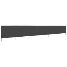 vidaXL szürke 6-paneles szövet szélellenző 800 x 80 cm kerti bútor