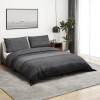 vidaXL szürke ágyneműhuzat-garnitúra 225x220 cm pamut