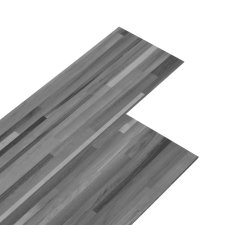 vidaXL szürke csíkos nem öntapadó PVC padlóburkoló lapok 3 mm 4,46 m² (146584) járólap