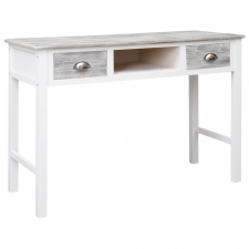 vidaXL Szürke fa íróasztal 110 x 45 x 76 cm íróasztal