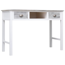 vidaXL szürke fa íróasztal 110 x 45 x 76 cm (284153) íróasztal