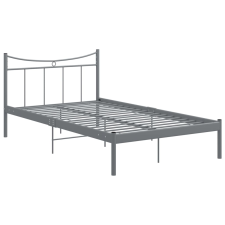 vidaXL szürke fém ágykeret 120 x 200 cm  (324800) ágy és ágykellék