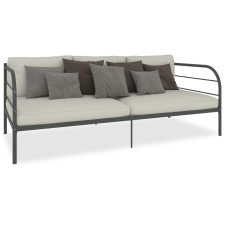 vidaXL szürke fém kanapéágy-keret 90 x 200 cm (284674) ágy és ágykellék