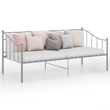 vidaXL szürke fém kanapéágykeret 90 x 200 cm ágy és ágykellék