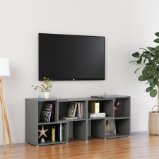 vidaXL Szürke forgácslap TV-szekrény 104x30x52 cm bútor
