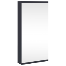 vidaXL szürke fürdőszobai tükrös sarokszekrény 30 x 24 x 60 cm (357978) fürdőszoba bútor