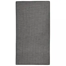 vidaXL Szürke lapos szövésű kültéri szőnyeg 80 x 150 cm lakástextília